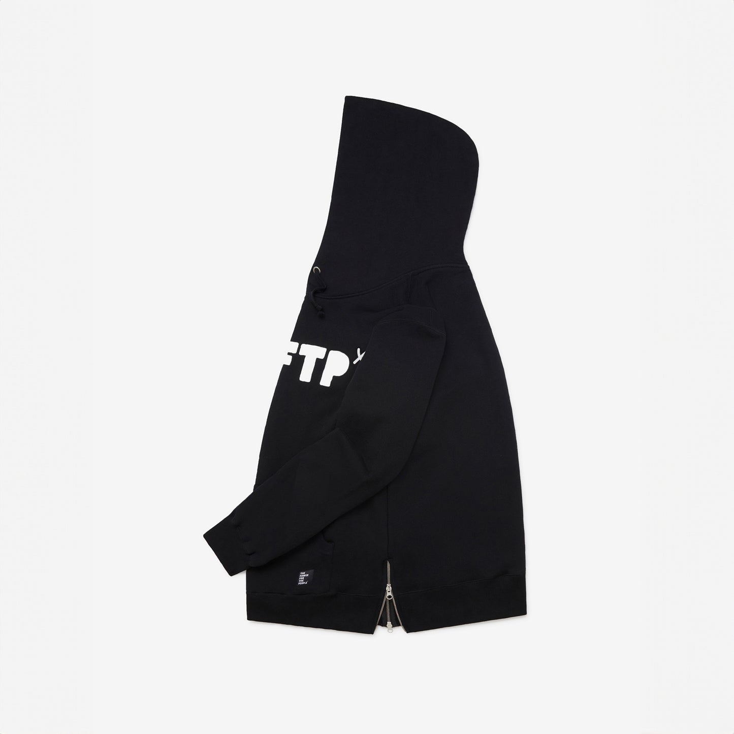 GORDON BLACK / WHITE HOODED SWEAT