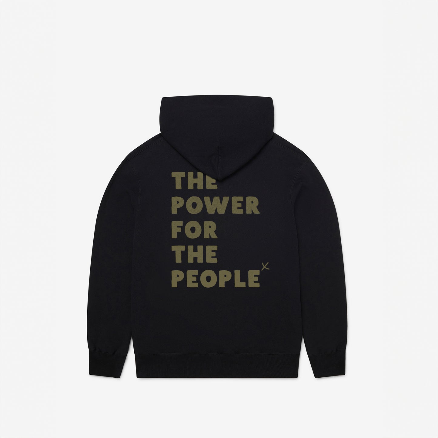 STONE BLACK / OLIVE HOODED SWEAT
