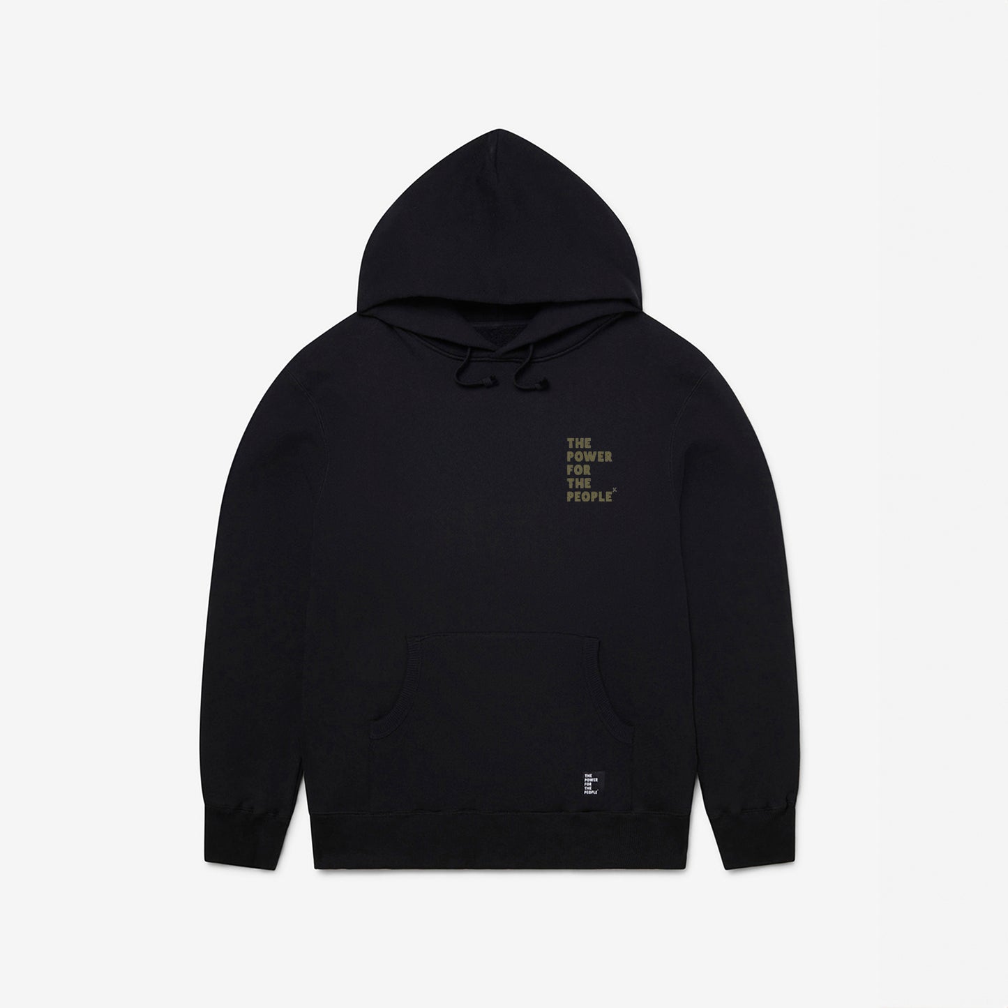 STONE BLACK / OLIVE HOODED SWEAT