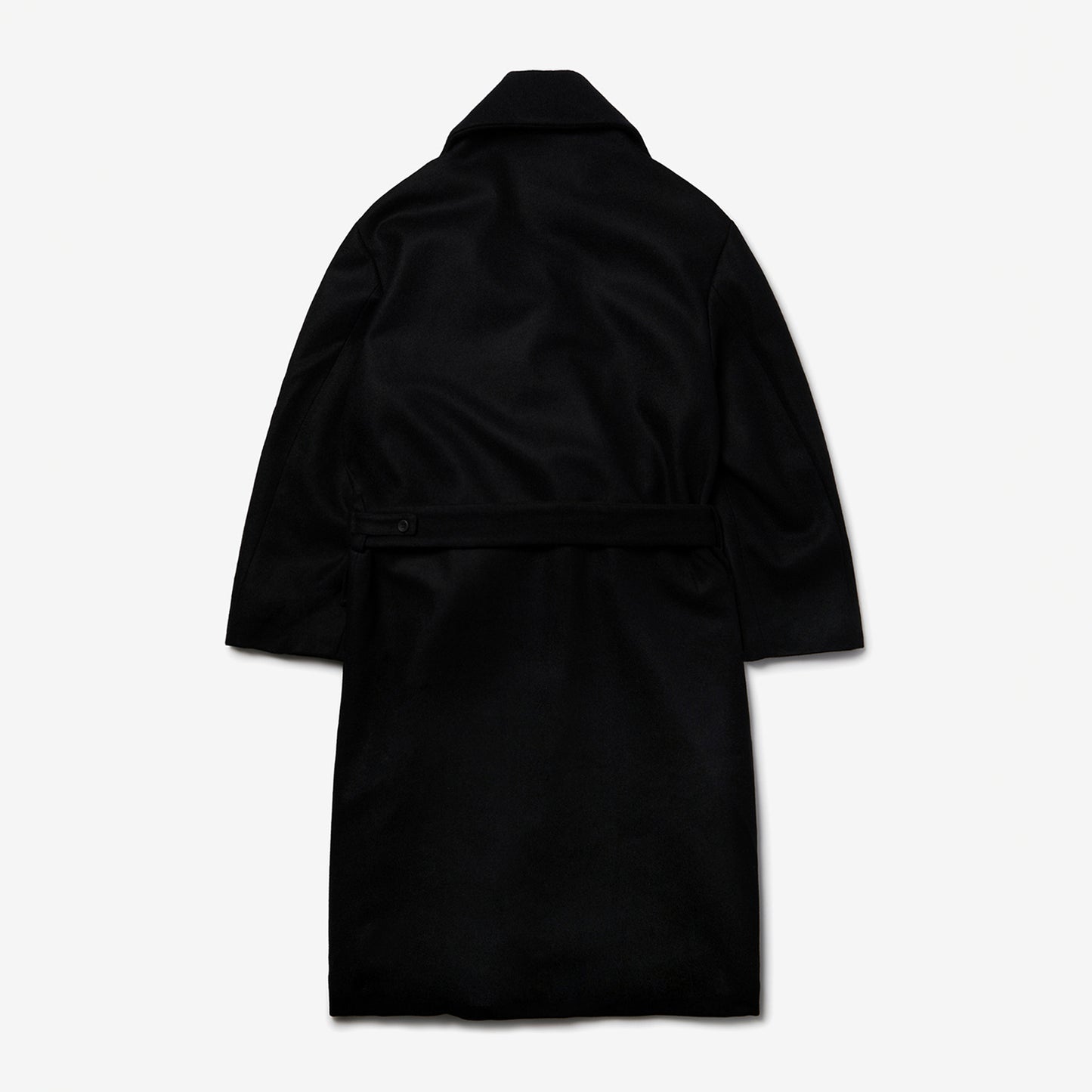 THELONIOUS DB COAT BLACK WOOL