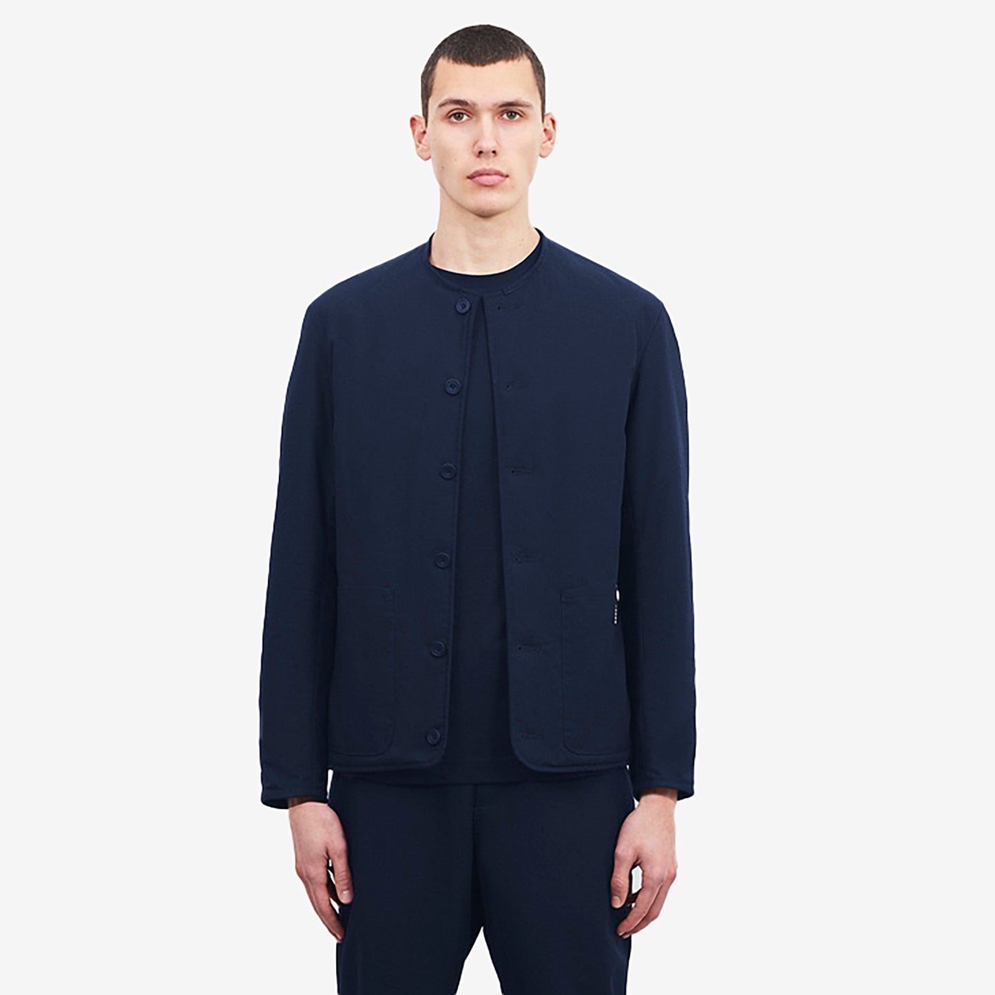 TEDDY ROUND COLLAR RIPSTOP JACKET