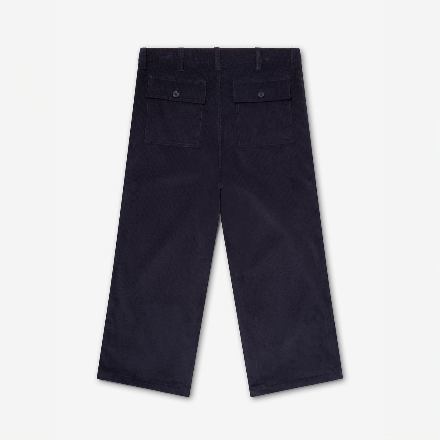 SAMMY LOOSE ZIP PANTS NAVY COTTON CORD