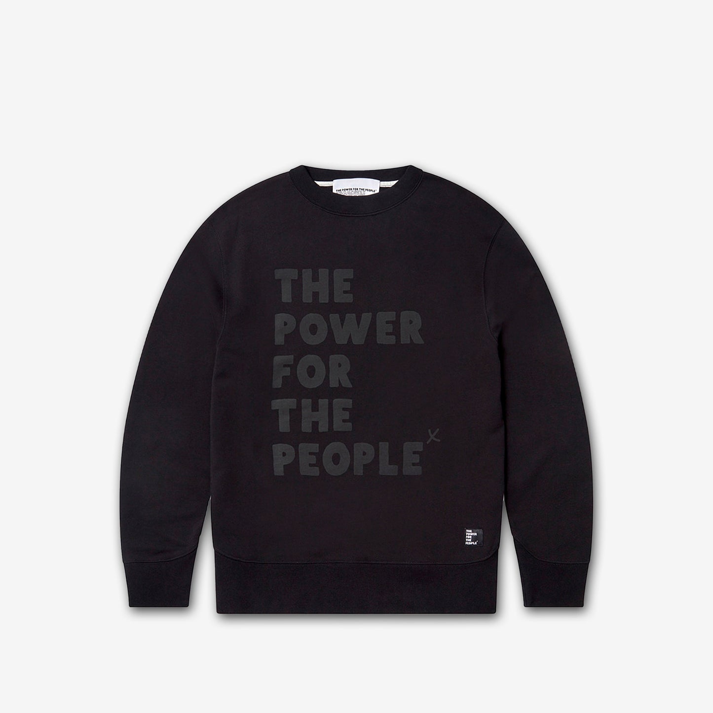 STEVIE BLACK / BLACK CREW NECK SWEAT