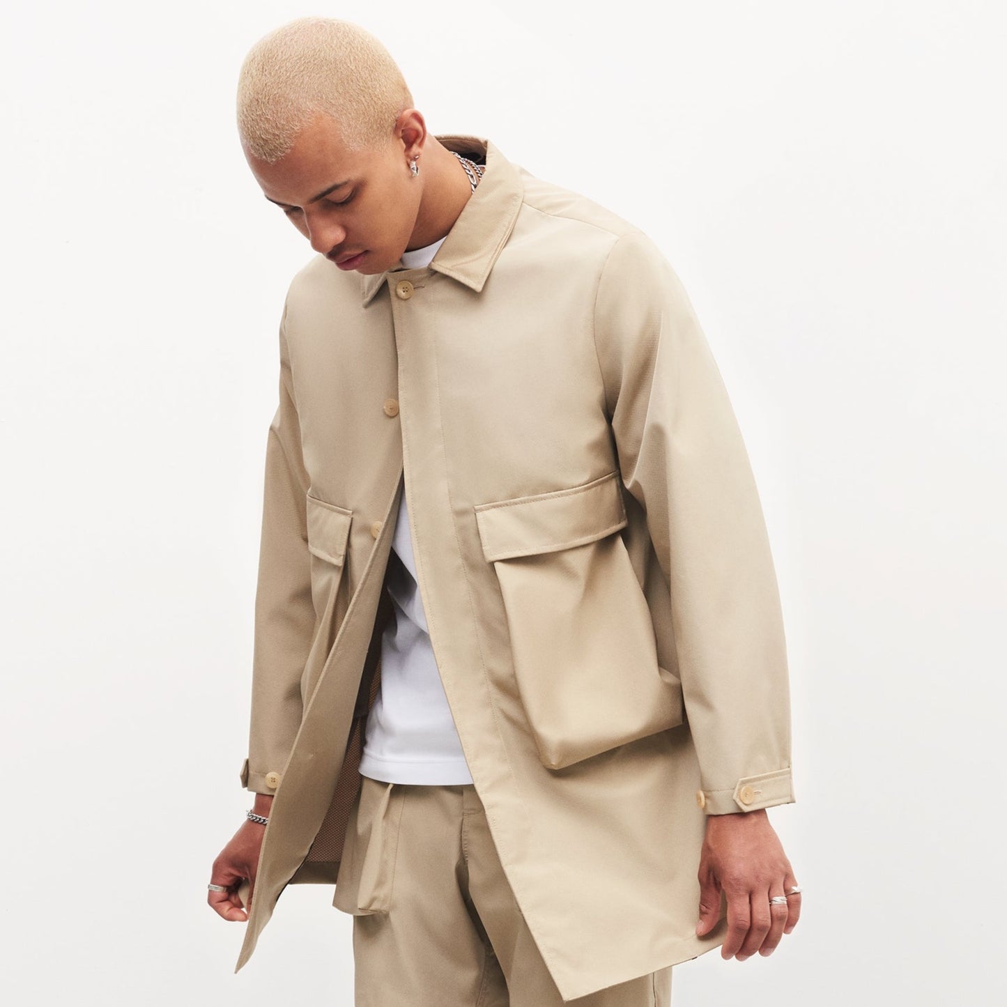 ROY BELLOWS POCKET COAT