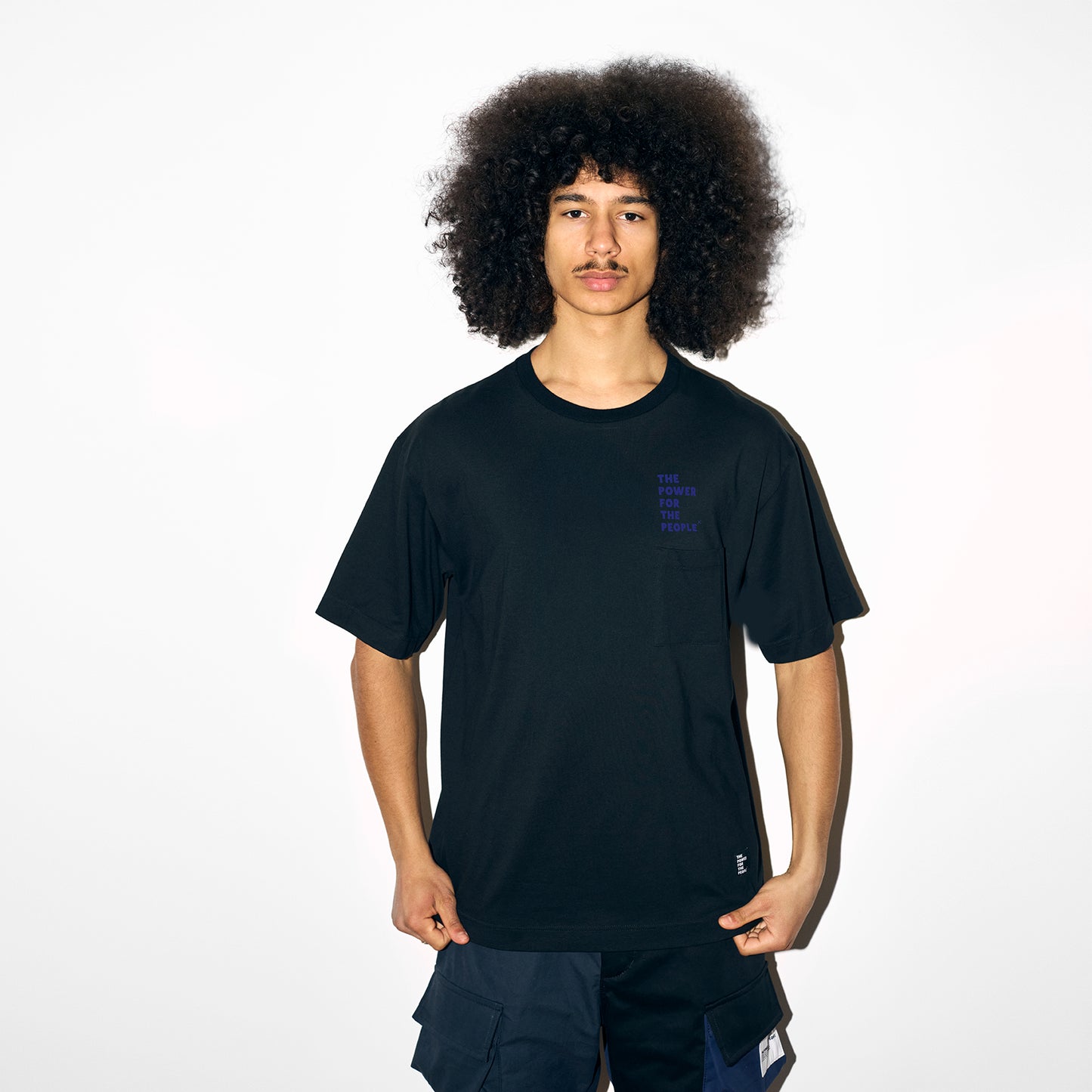 BOBBY BLACK / BLUE T-SHIRT