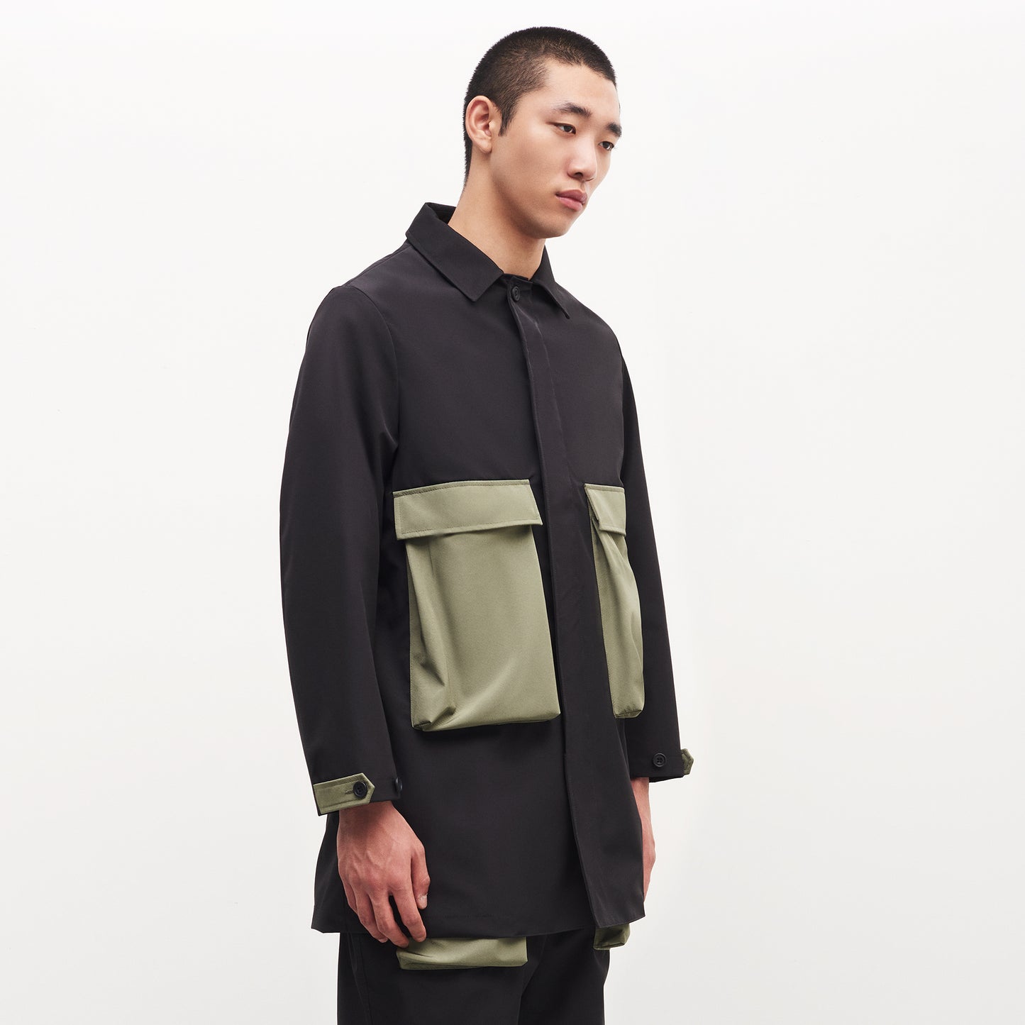 ROY BELLOWS POCKET COAT