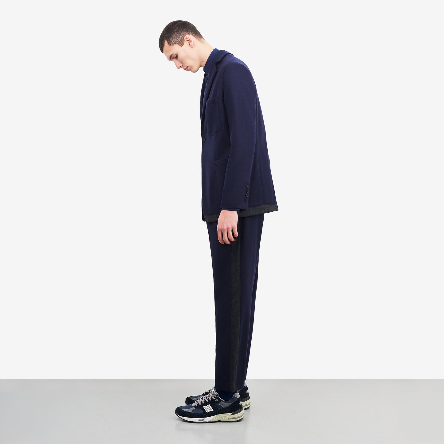 WILSON STRIPE WOOL PANTS