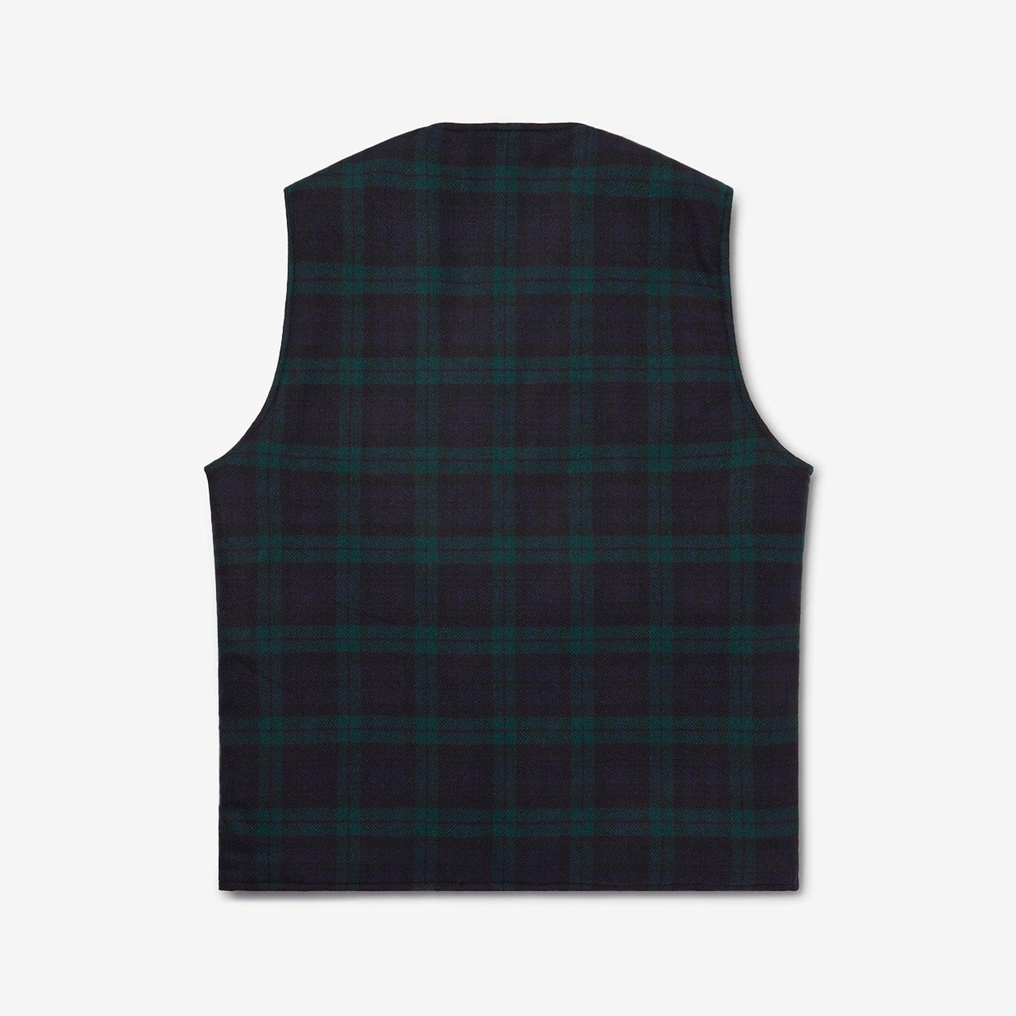 MEL ROUND COLLAR W/C BLACK WATCH TARTAN